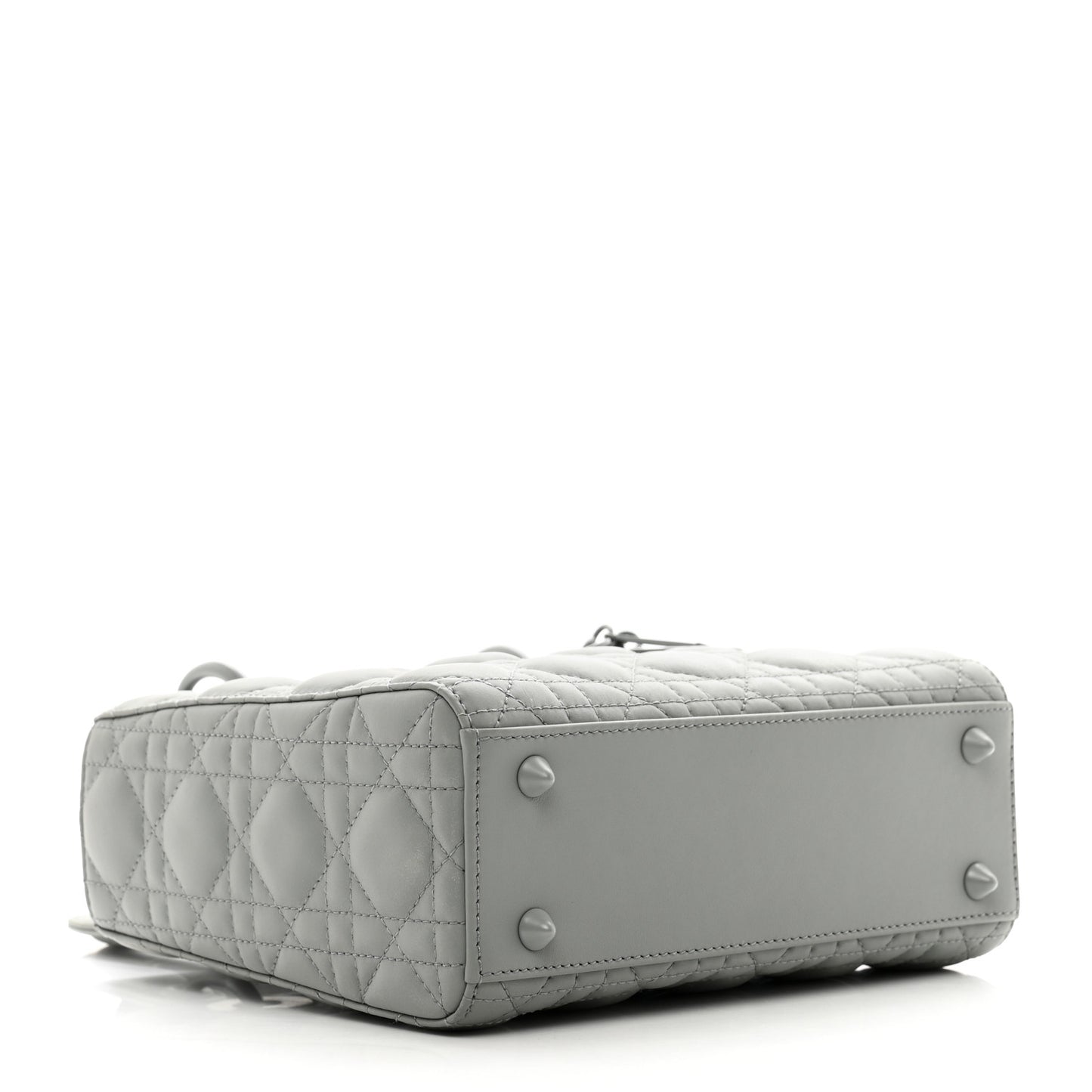 Ultra Matte Calfskin Cannage Small My ABCDior Lady Dior Gray