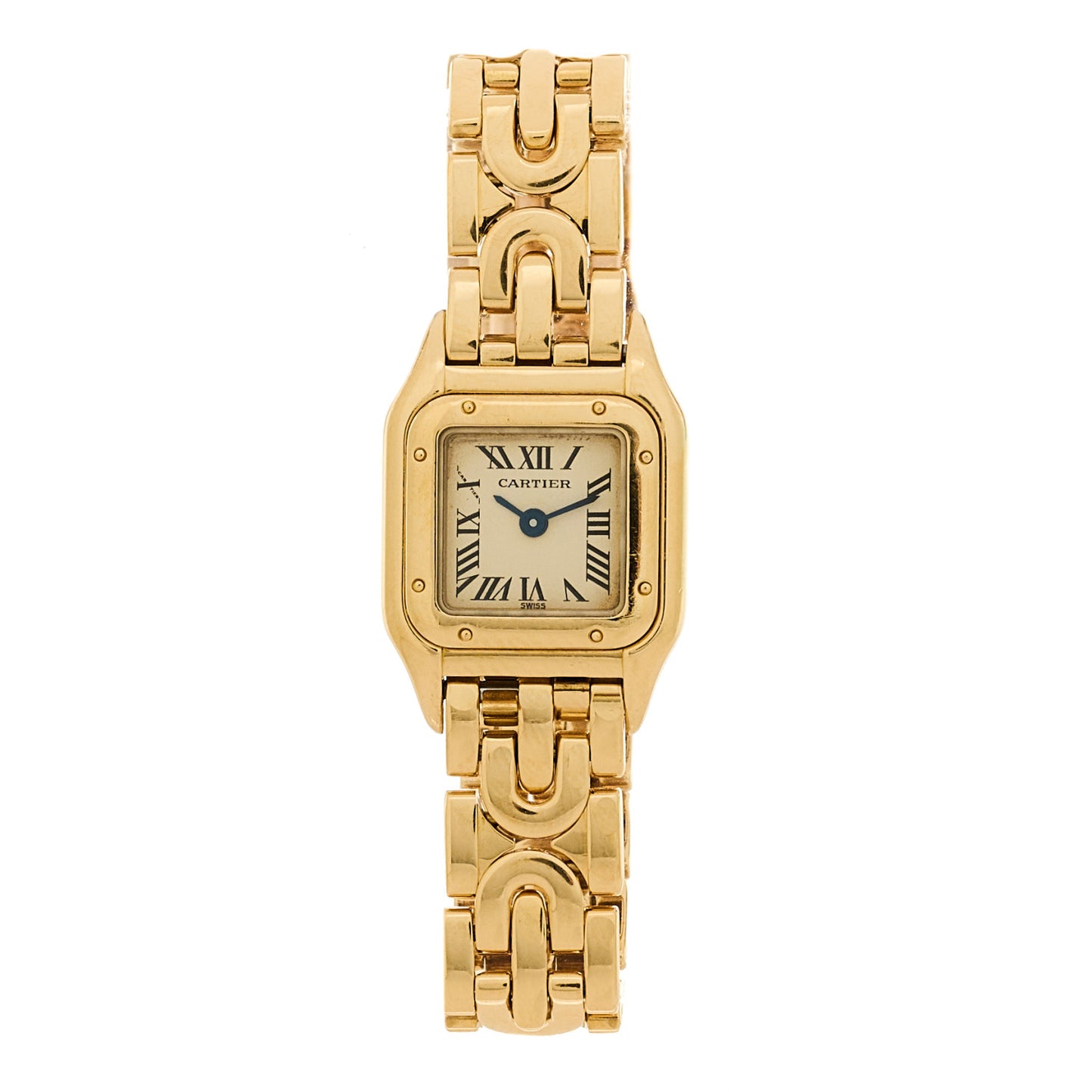 18K Yellow Gold 17mm Panthere Art Deco Quartz Watch
