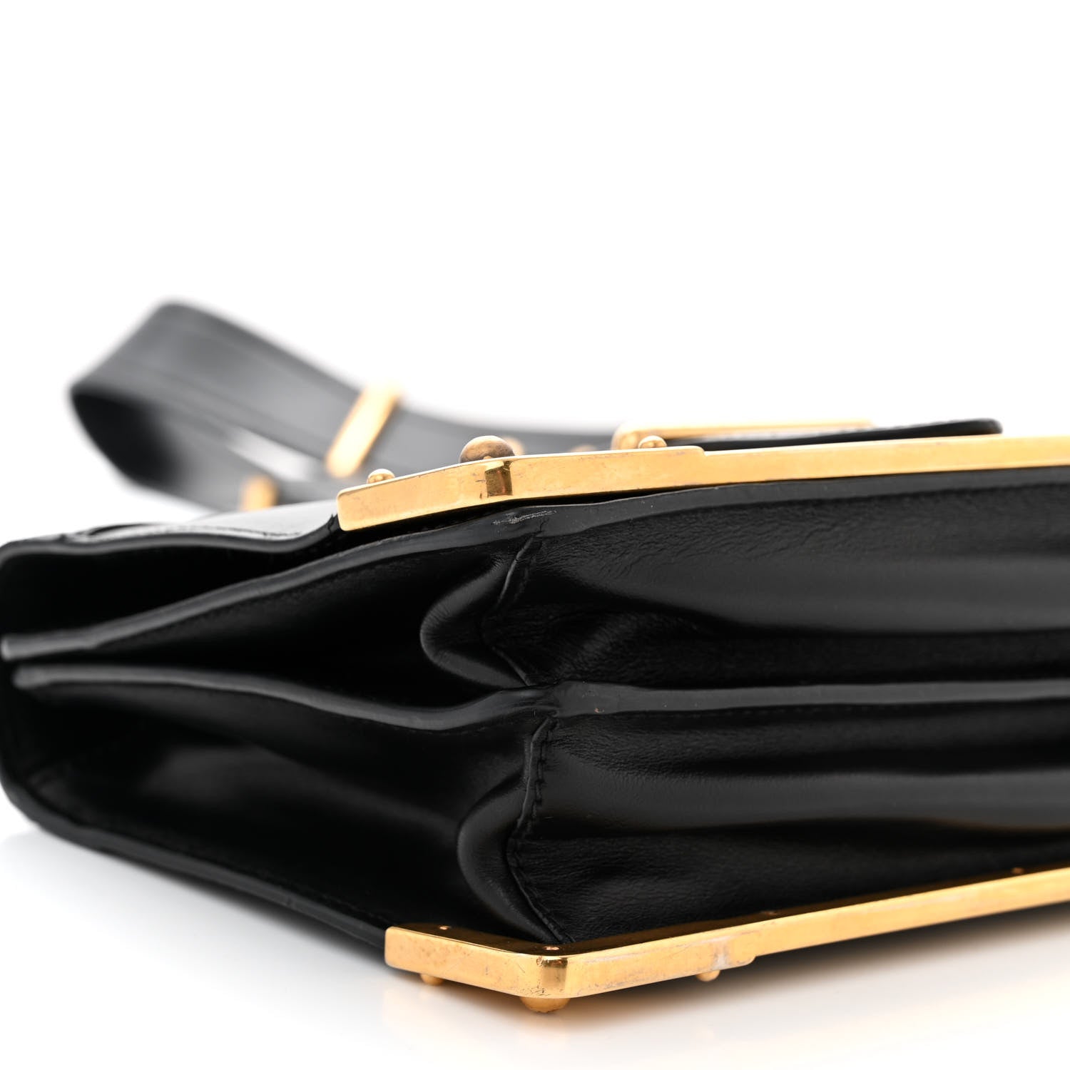 Prada City Calf Saffiano Cahier Bag Black 8 of 10