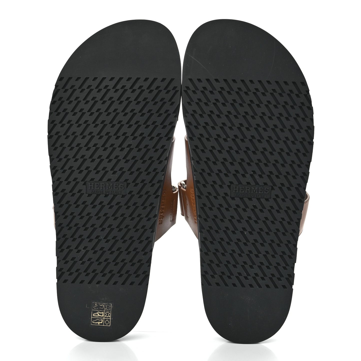 Calfskin Mens Chypre Sandals 43 Naturel