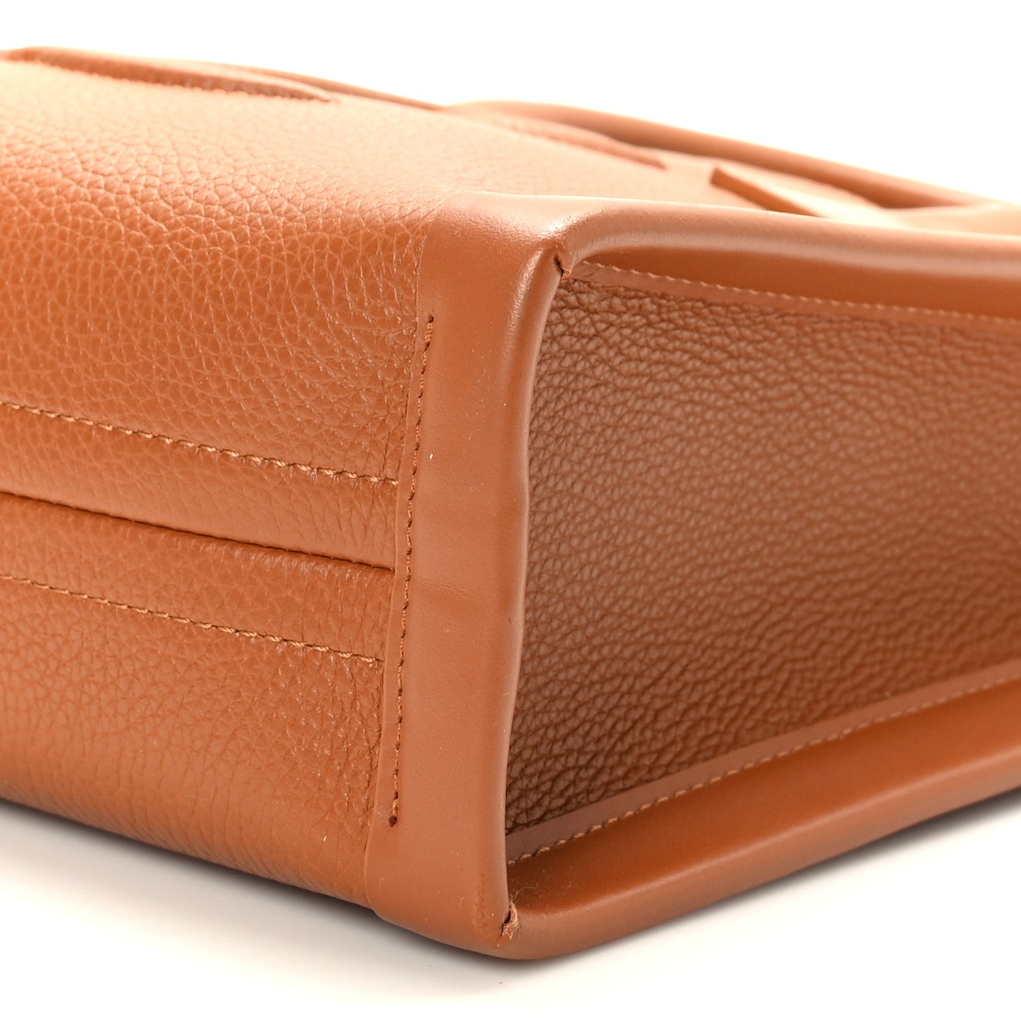 Grained Calfskin Mini By My Side Tote Cuoio