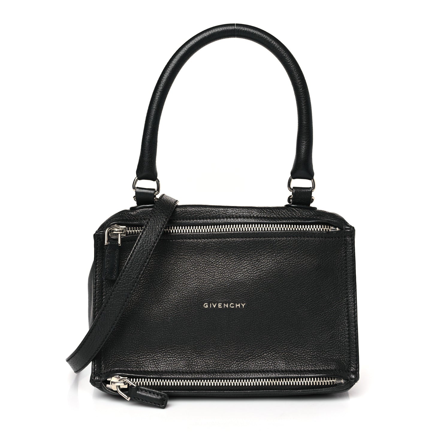 Sugar Goatskin Small Pandora Black