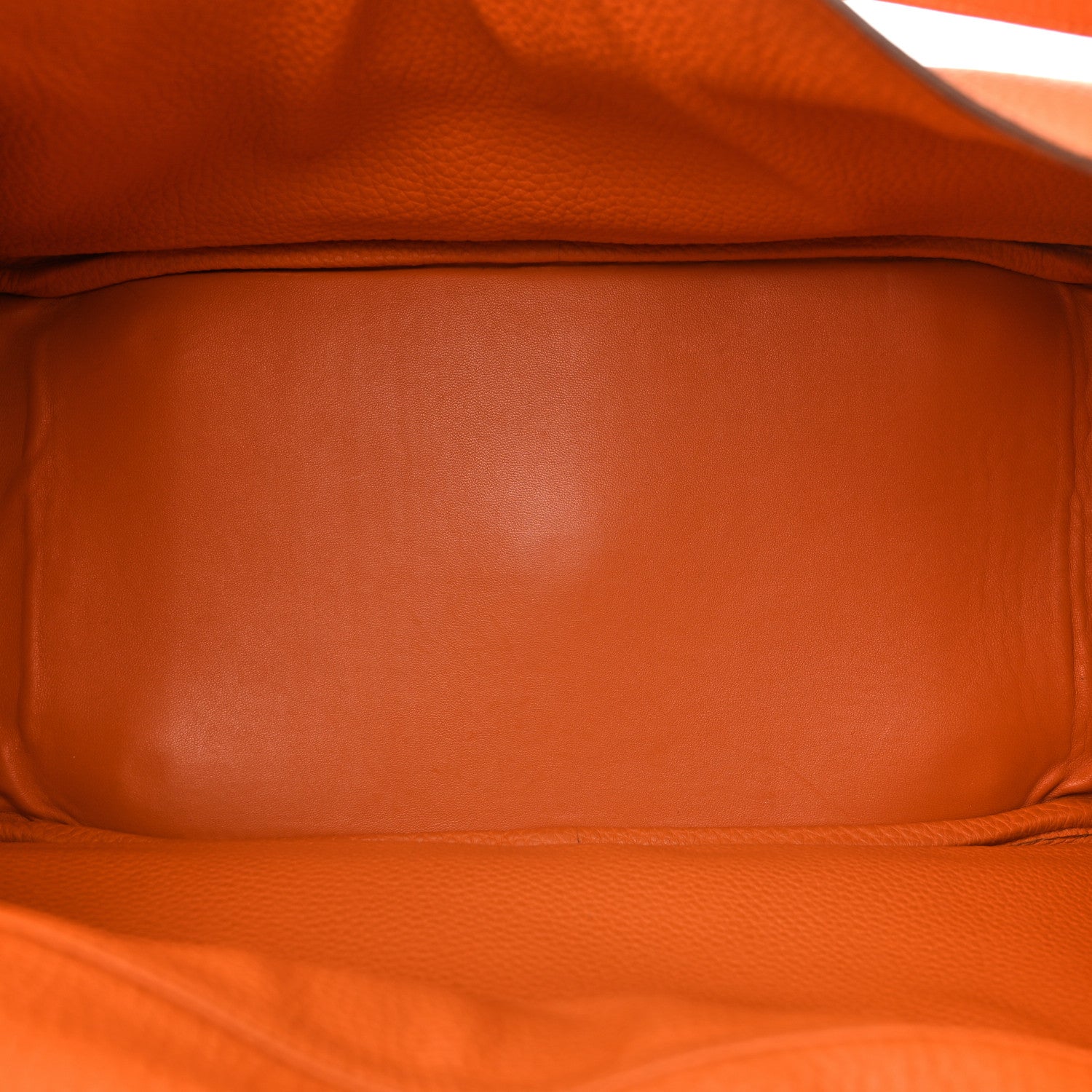 Hermes Taurillon Clemence Lindy 34 Orange 5 of 14