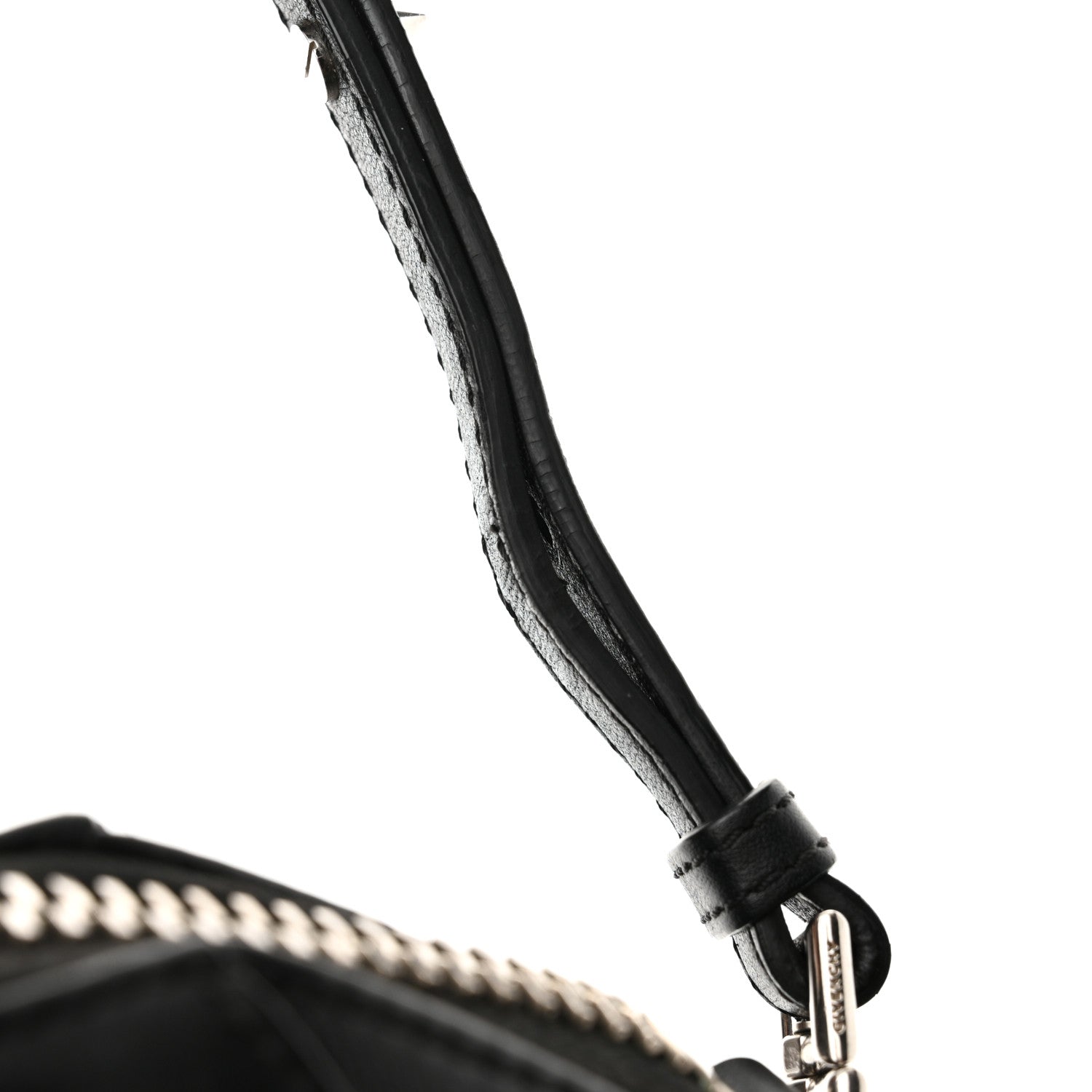 Givenchy Calfskin Chain Detail Mini Antigona Black 11 of 12