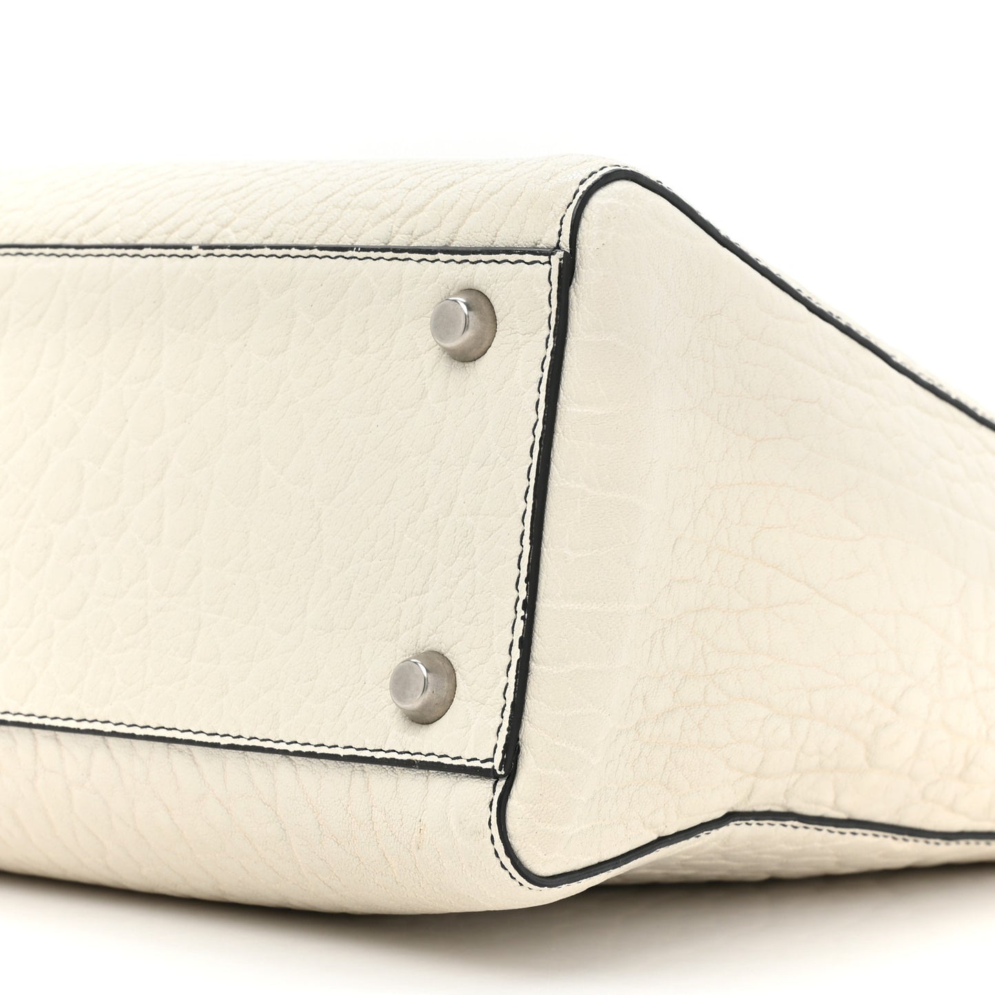 Canyon Grained Lambskin Large Lady Dior Off White