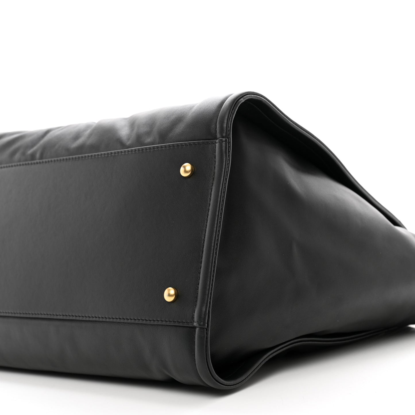 Calfskin Medium Deauville Tote Black