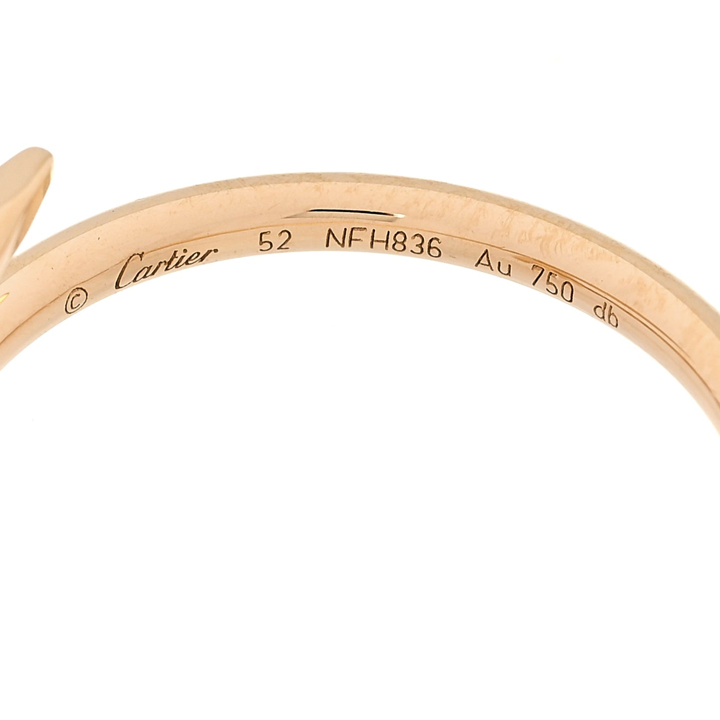 18K Yellow Gold Small Juste Un Clou Ring 52 6