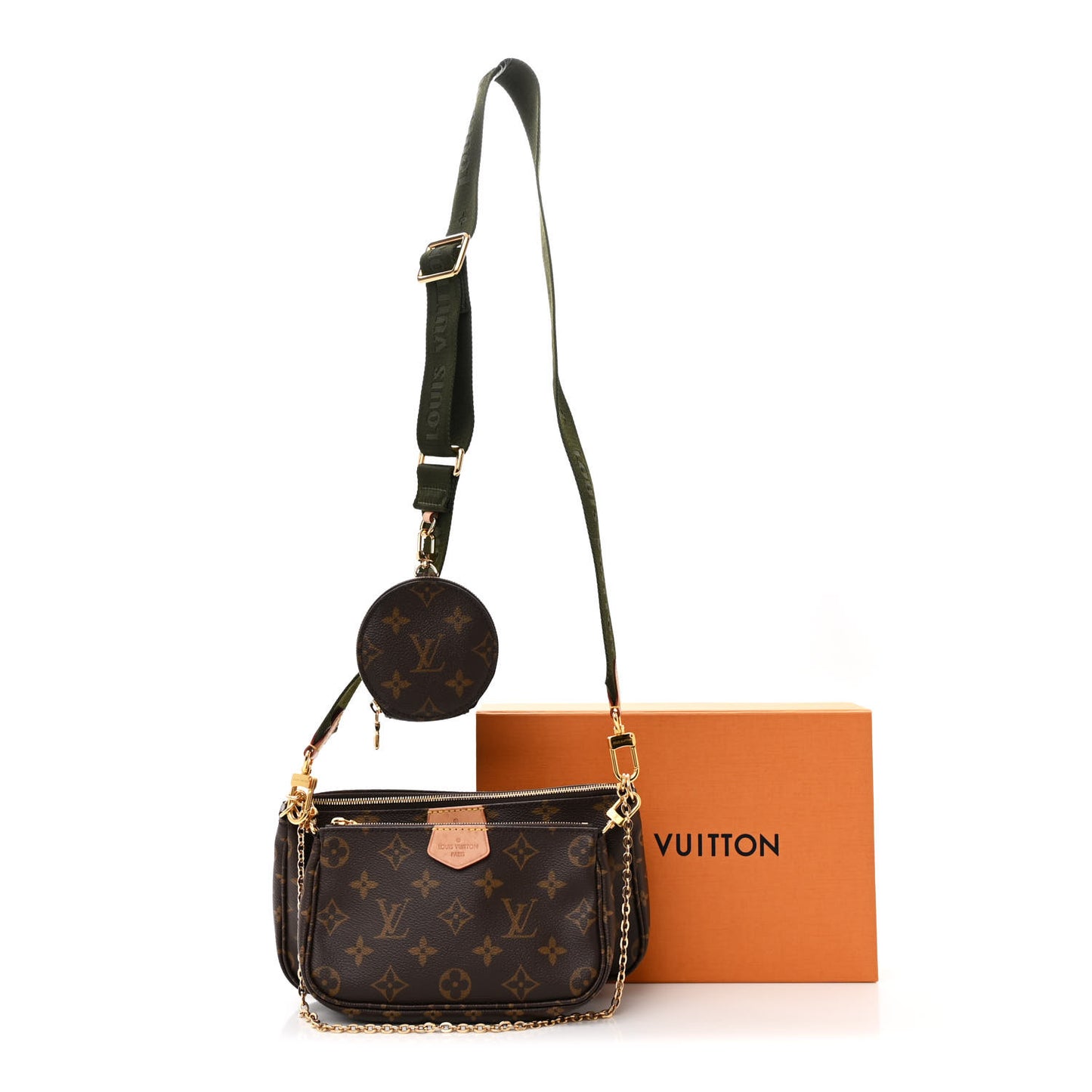 Monogram Multi Pochette Accessories Kaki