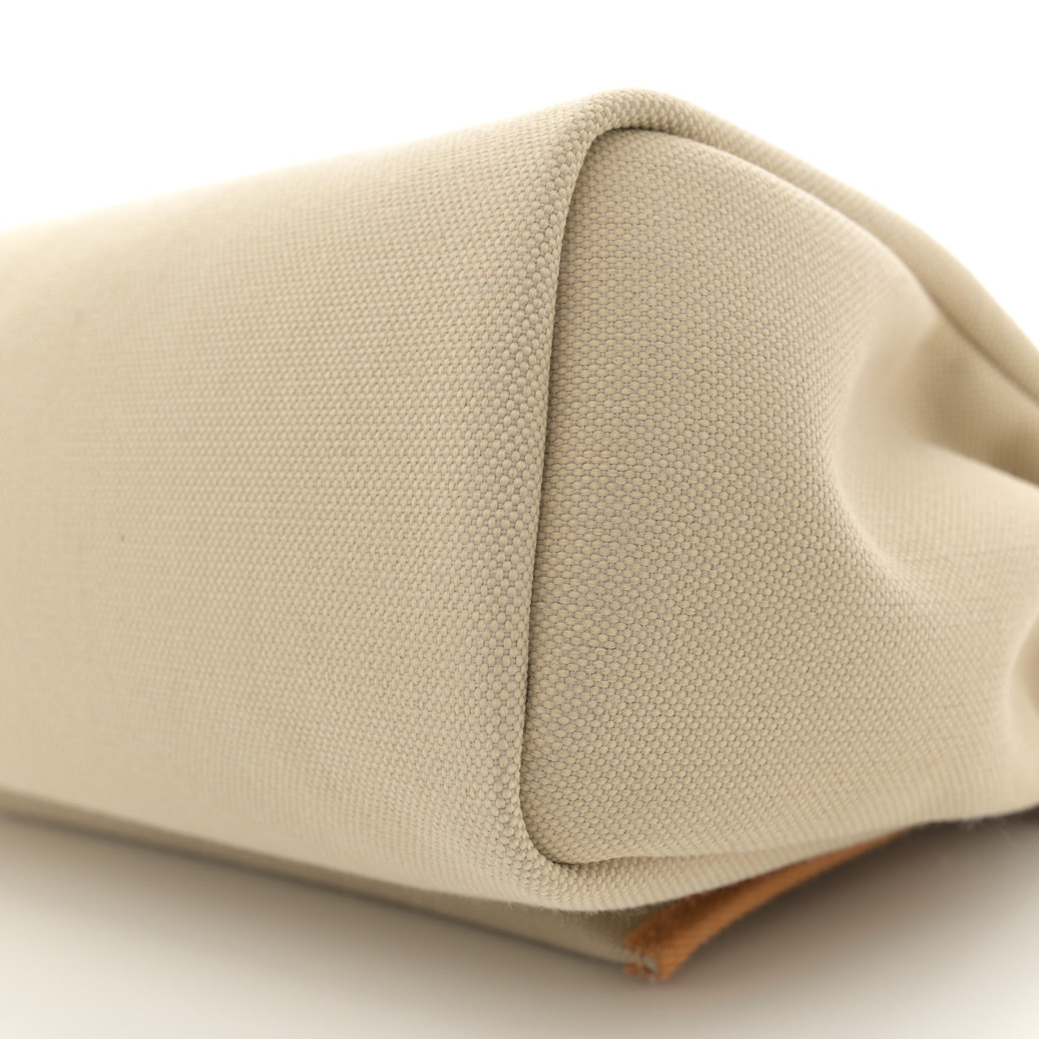 Hermes Toile Militaire Vache Hunter Laque Herbag Zip Retourne PM 31 Beton Naturel Sable Nata 11 of 13