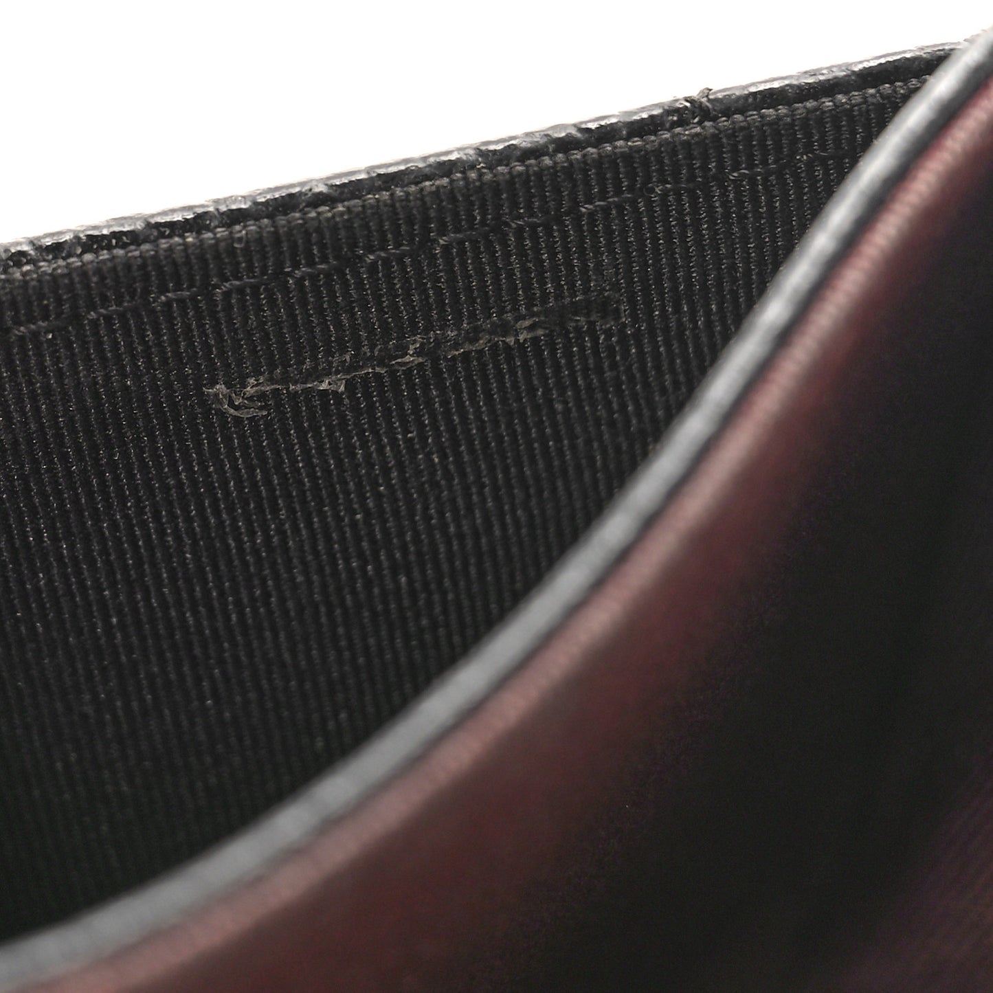 Caviar Quilted Flap Card Holder Wallet Black