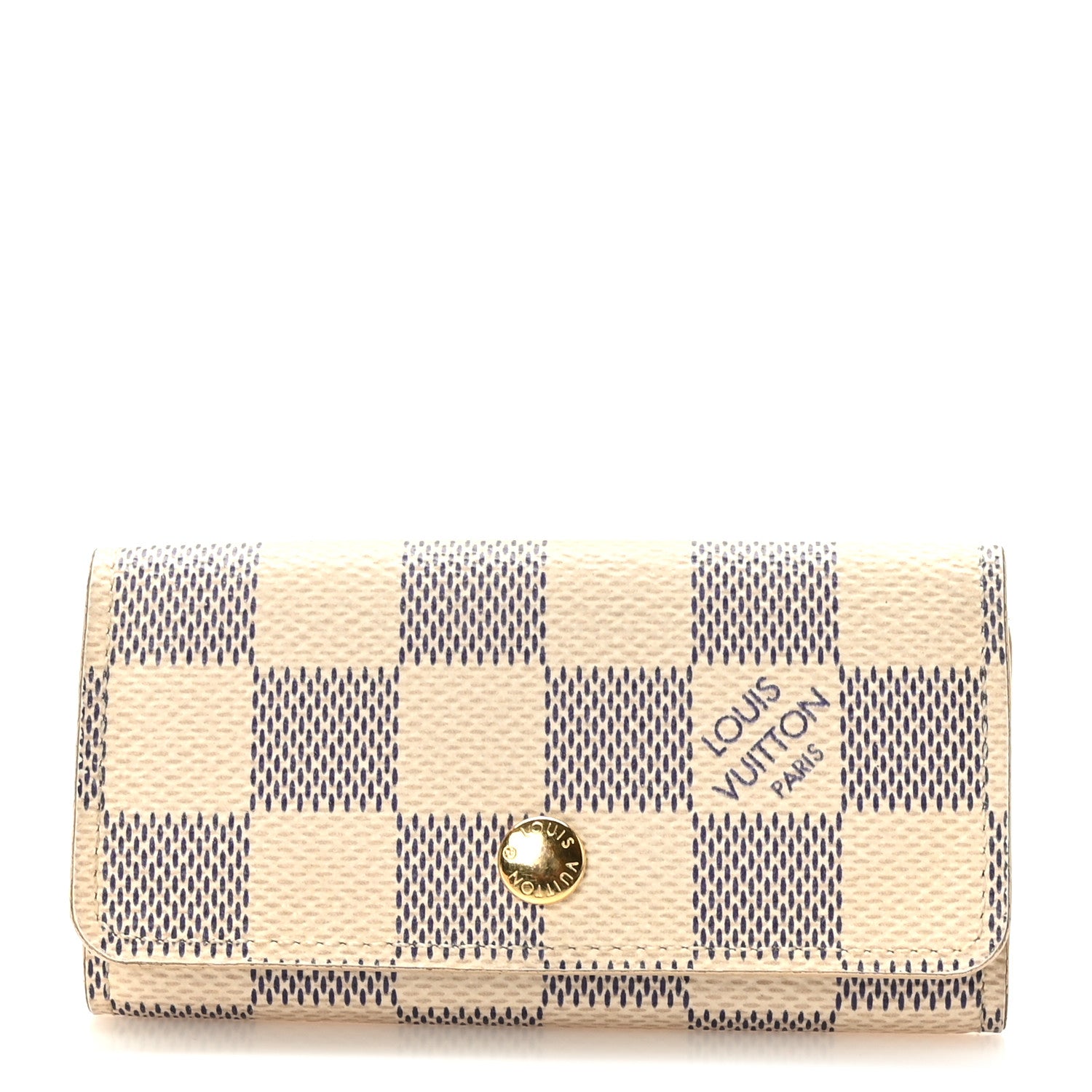 Louis Vuitton Damier Azur Multicles 4 Key Holder 1 of 8