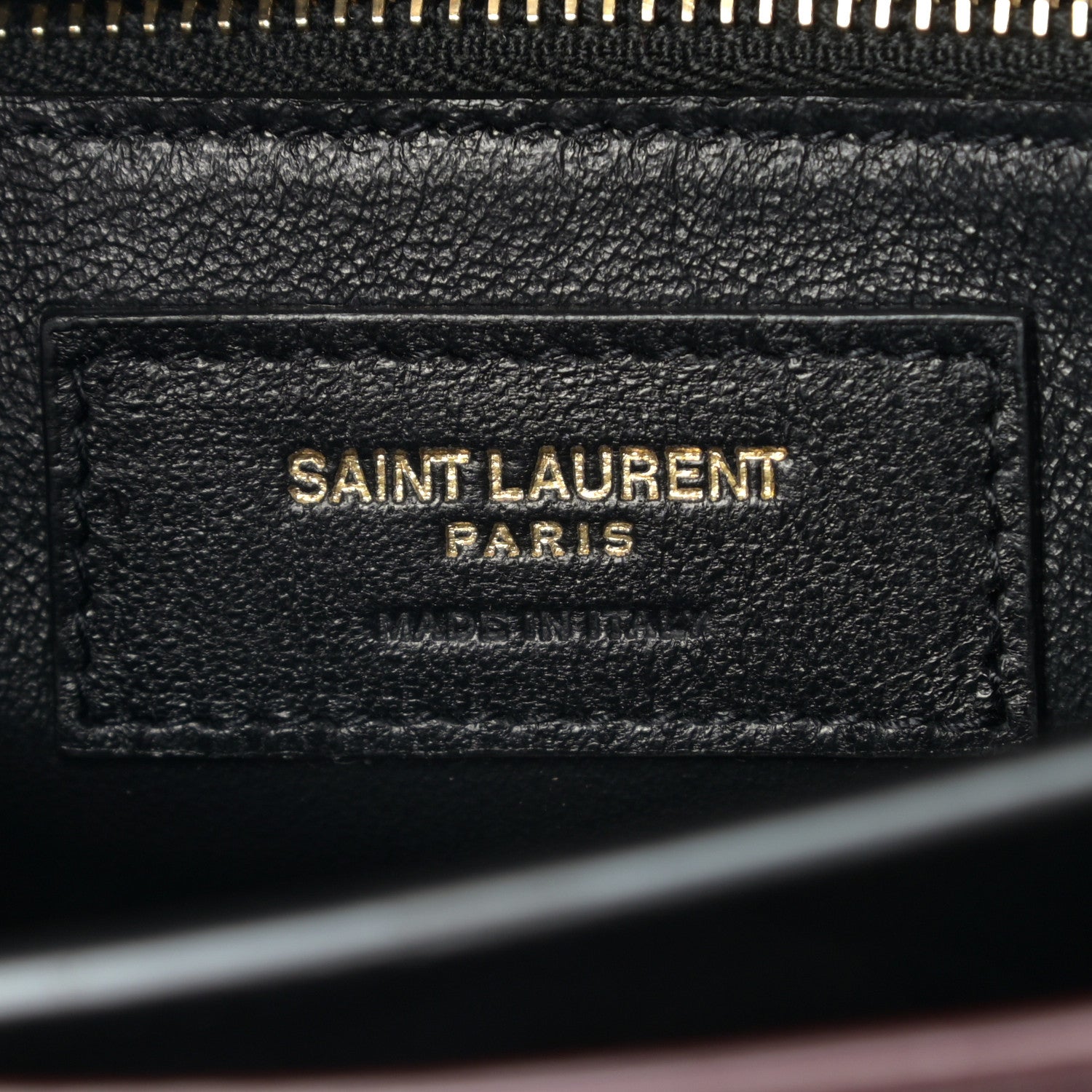 Saint Laurent Velvet Monogram Cassandra Clasp Bag Burgundy 6 of 12
