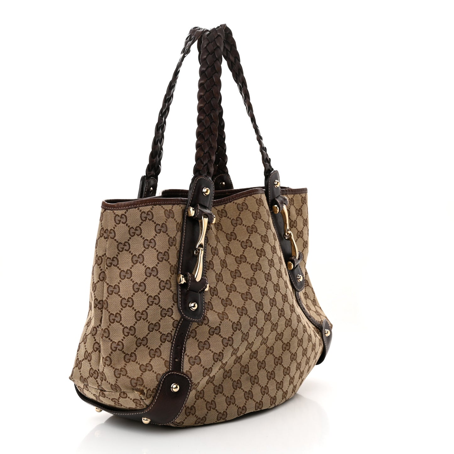 Monogram Medium Pelham Shoulder Bag Dark Brown