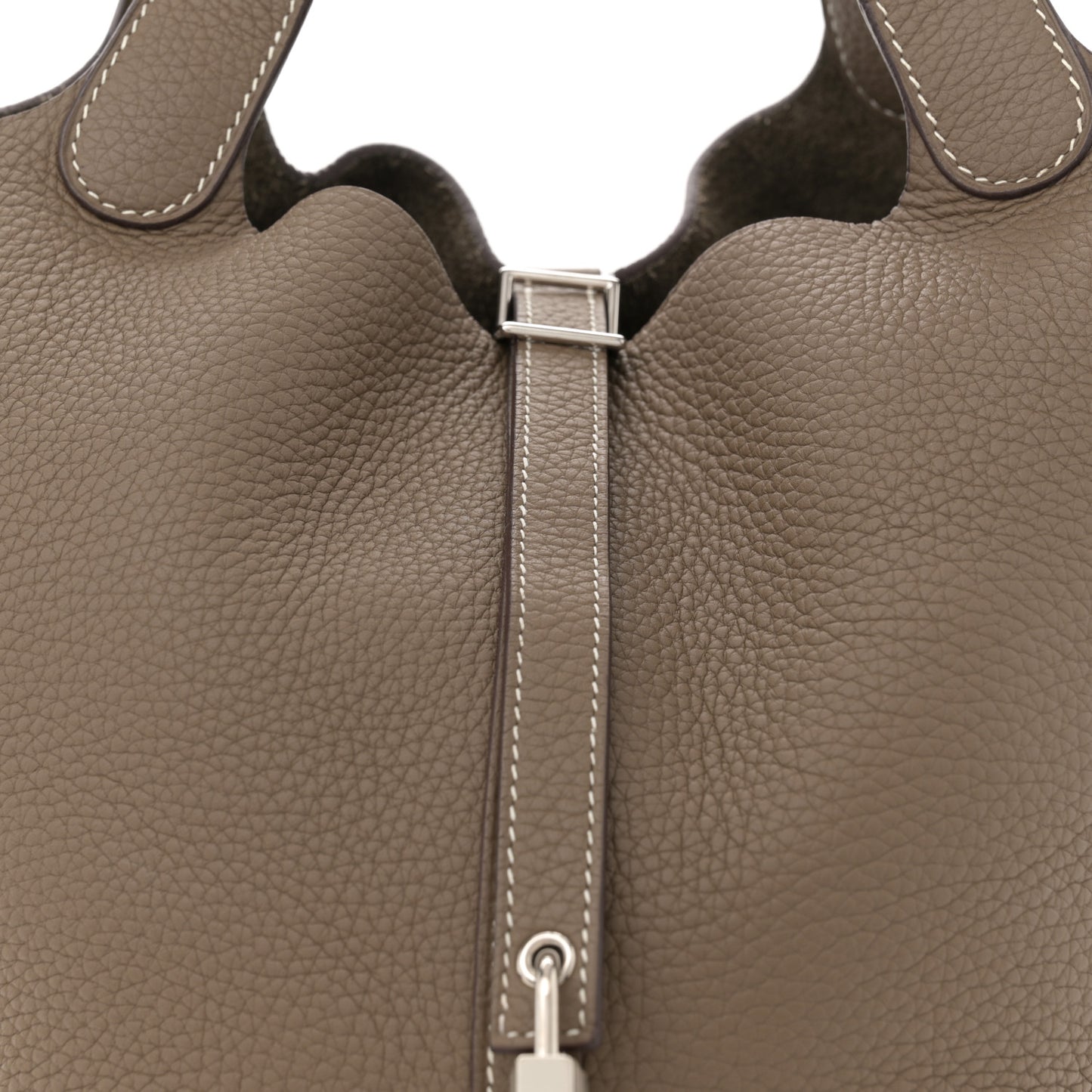 Taurillon Clemence Picotin Lock 22 MM Etoupe