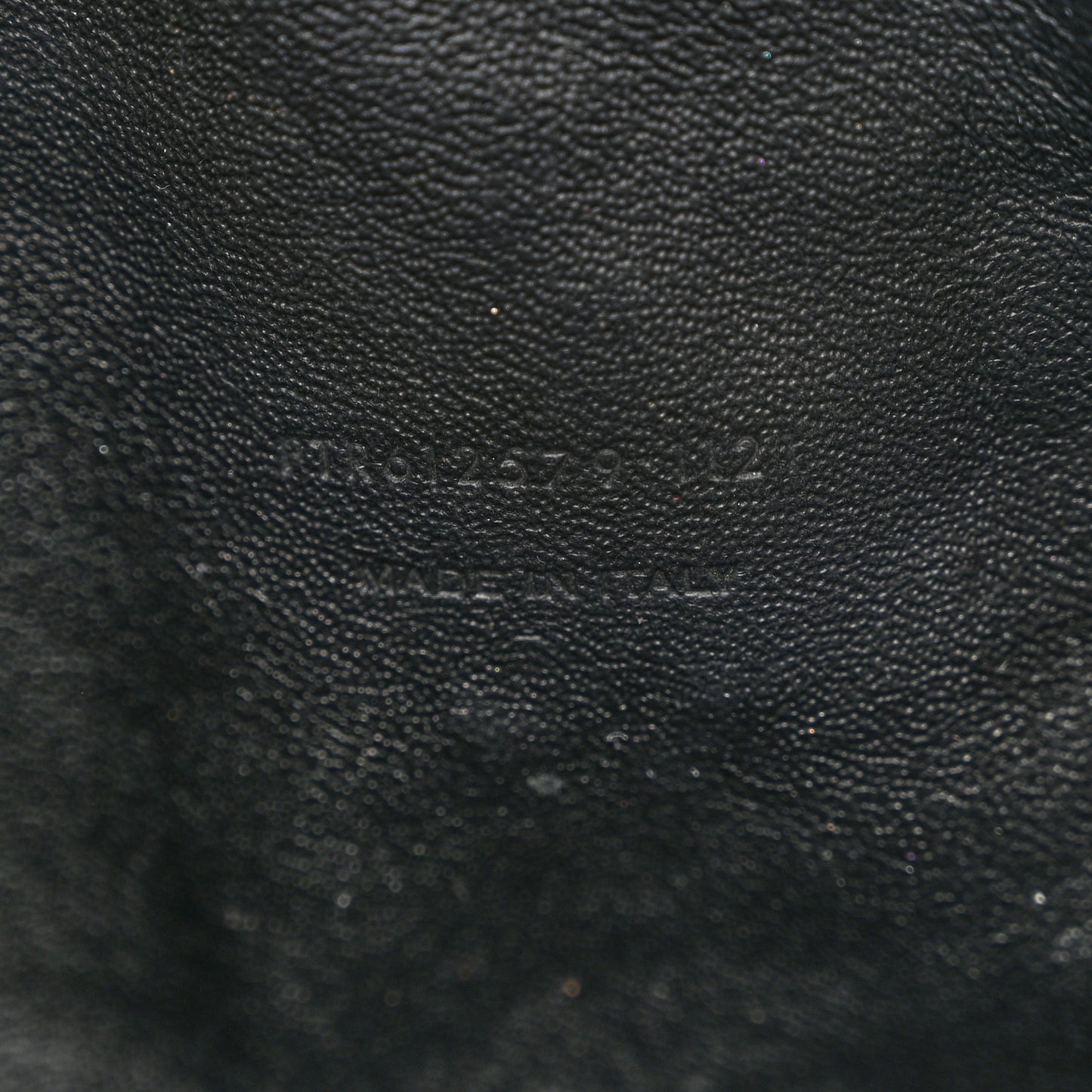 Grain De Poudre Matelasse Monogram Mini Lou Camera Bag Black