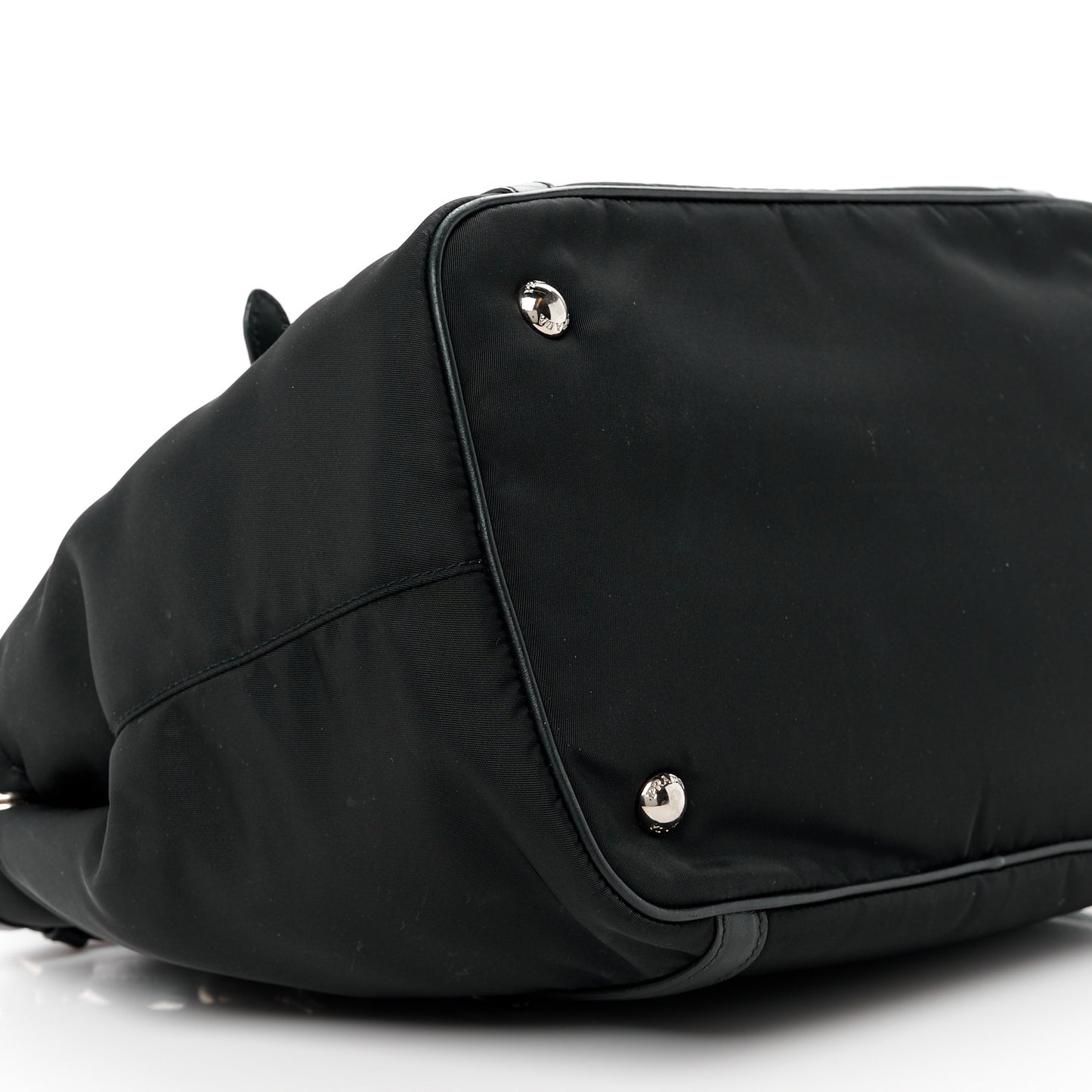 Tessuto Nylon Soft Calf Tote Black