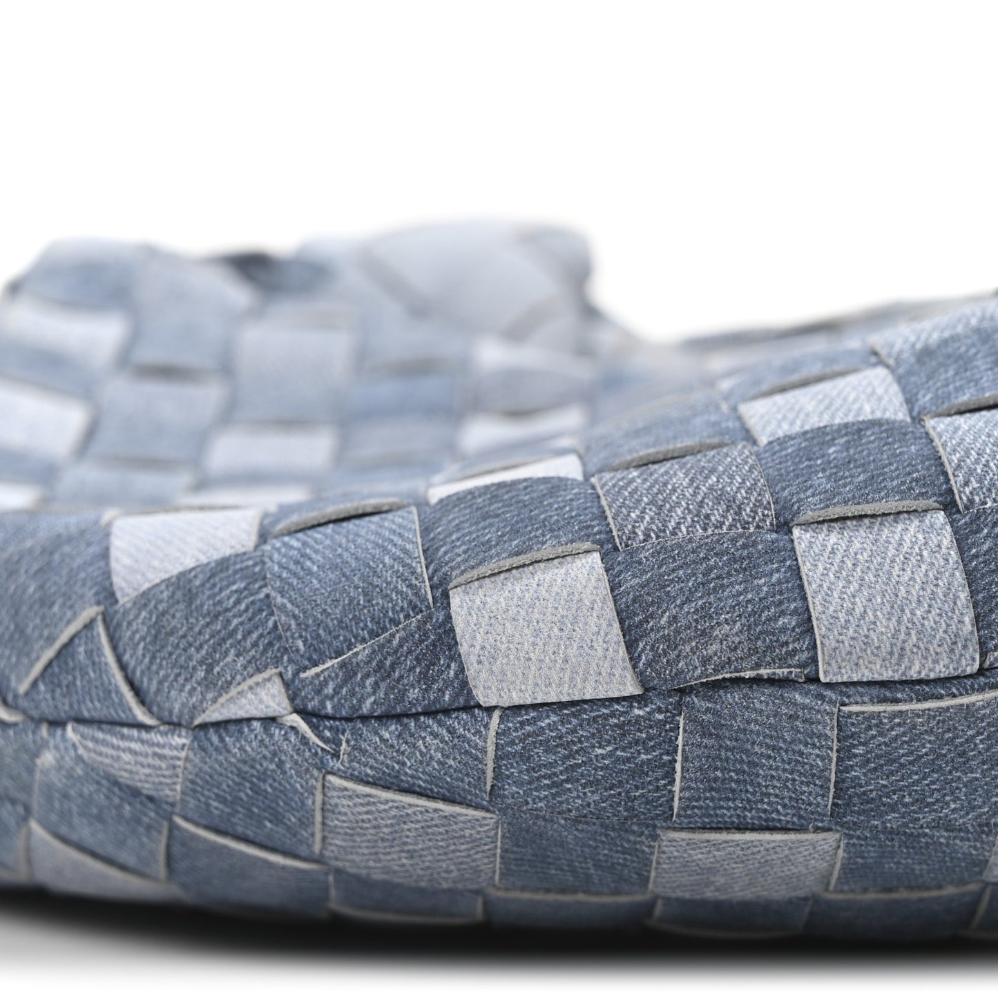 Nappa Denim Effect Intrecciato Mini Jodie Denim