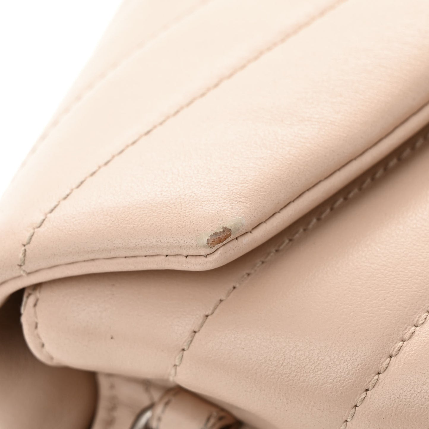 Calfskin Y Quilted Monogram Toy Loulou Crossbody Bag Nude Powder