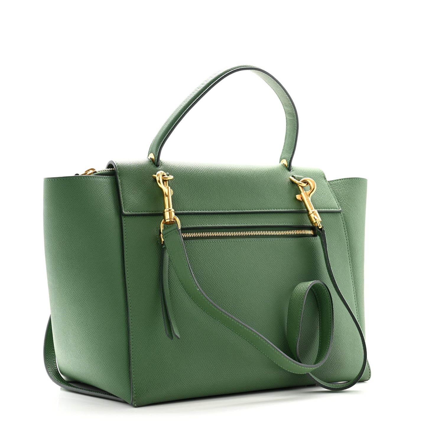 Grained Calfskin Mini Belt Bag Mint