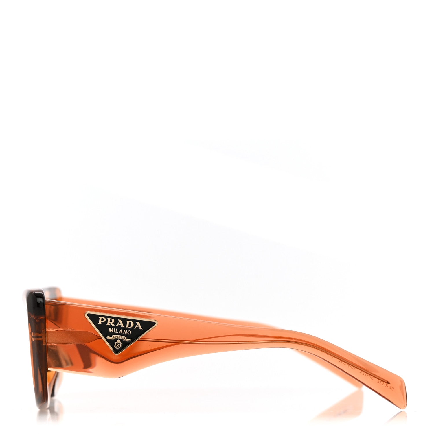 PRADA メタリックディスクミュール オレンジ Prada Acetate Symbole Sunglasses SPR 13Z Orange 1921537 – FASHIONPHILE