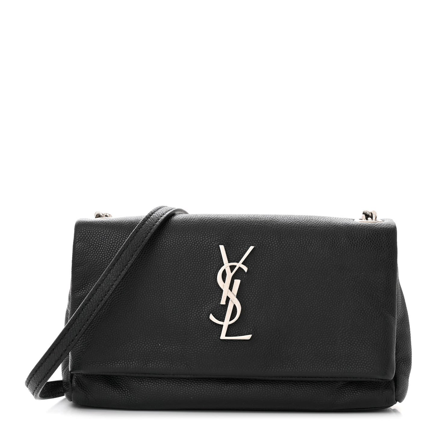 Grain De Poudre Monogram Toy West Hollywood Fold-Over Bag Black