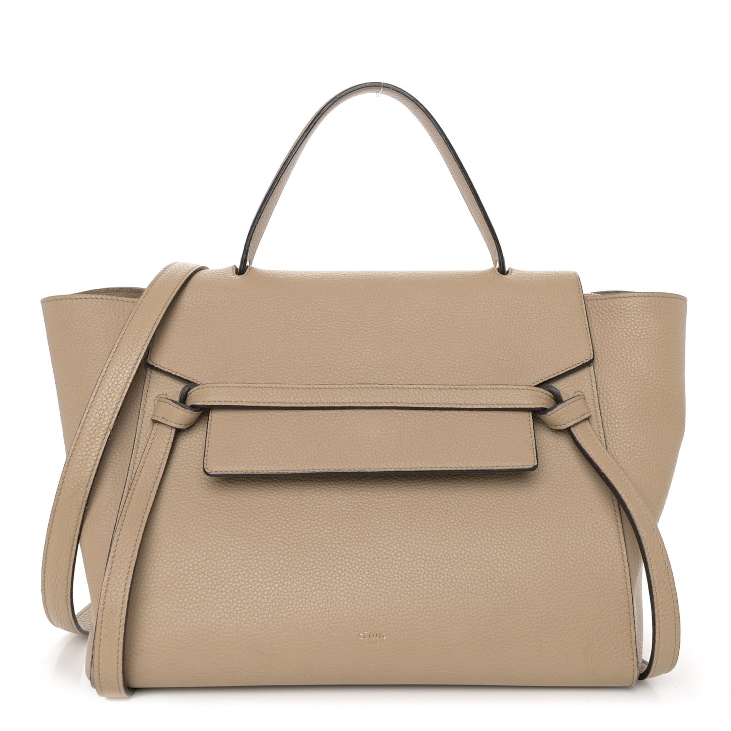 Baby Grained Calfskin Mini Belt Bag Dune