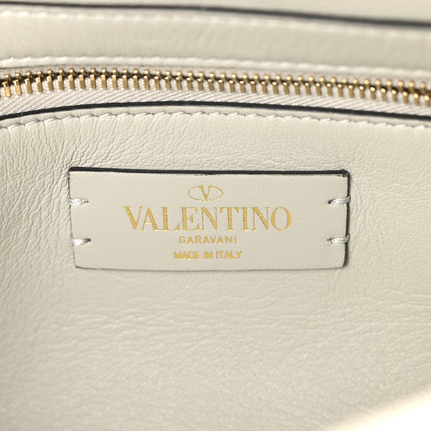 Valentino Garavani Nappa Large Roman Stud Shoulder Bag Ivory 10 of 17
