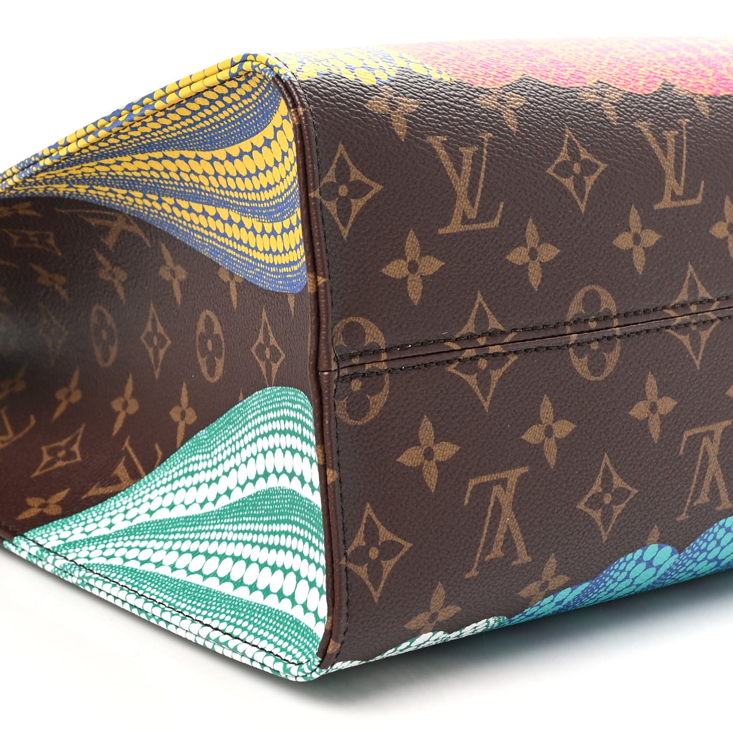LV X YK Monogram Pumpkin Onthego MM Multicolor