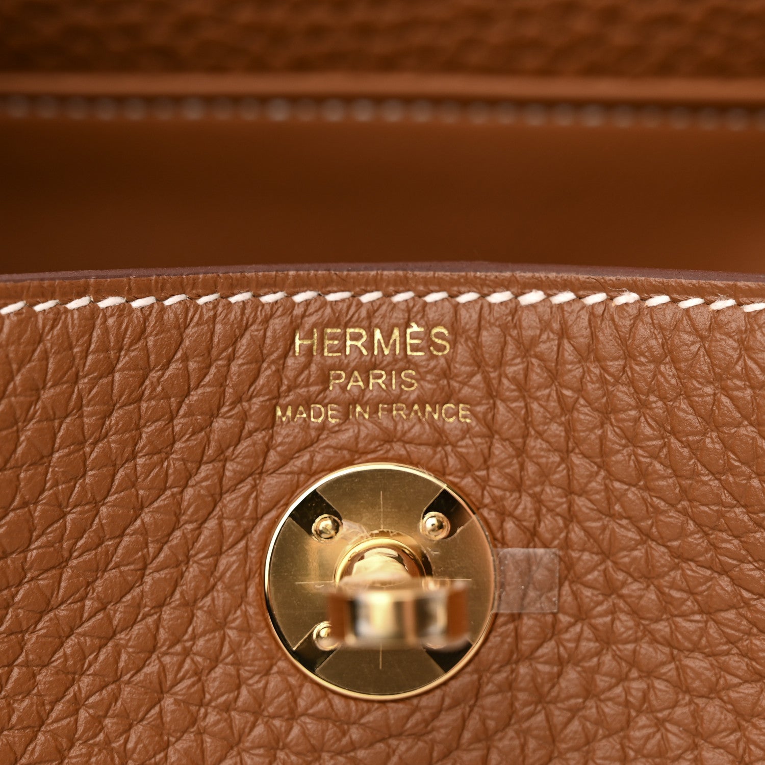 Hermes Taurillon Clemence Mini Lindy 20 Gold 6 of 11