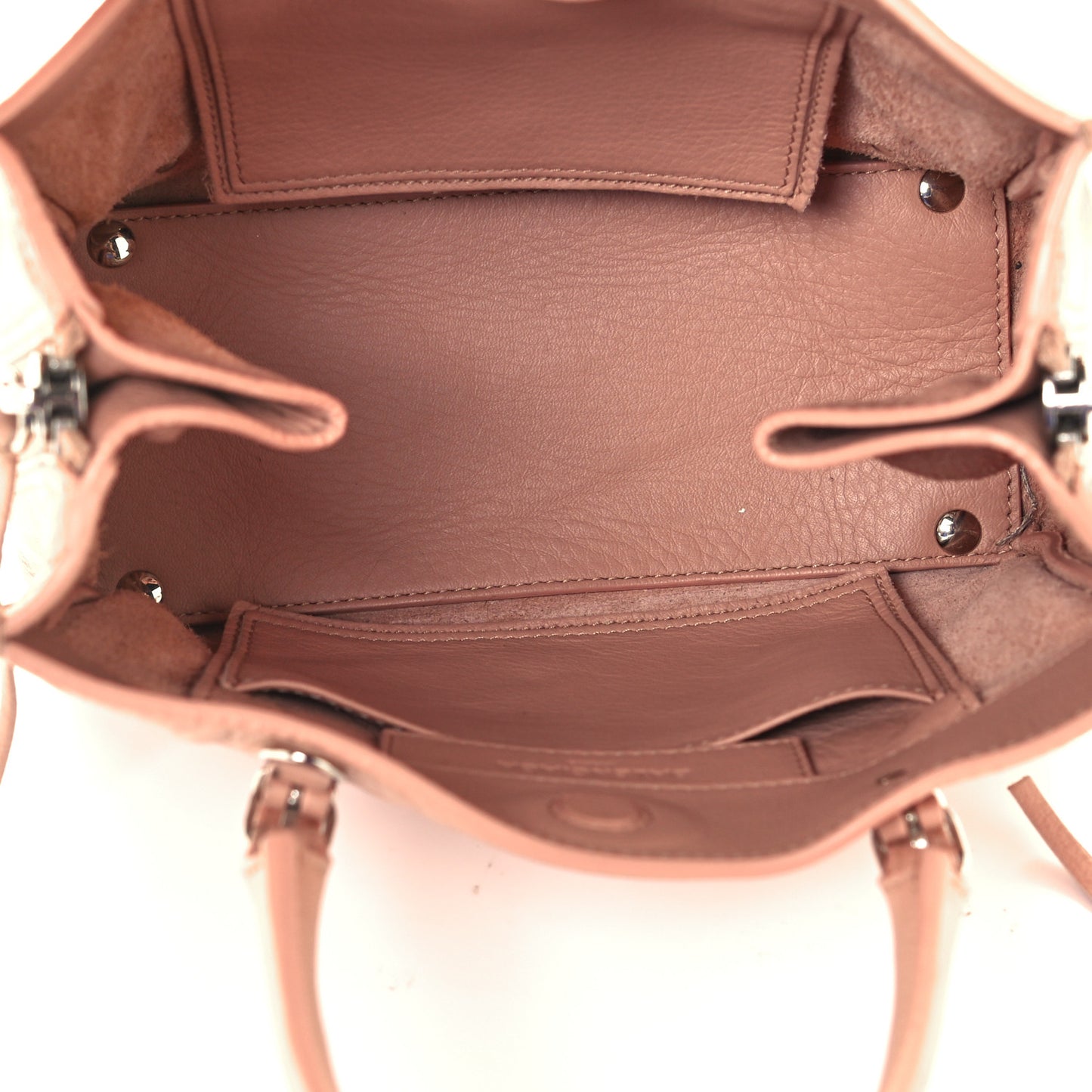 Calfskin Papier Mini A4 Zip Around Tote Beige Desert
