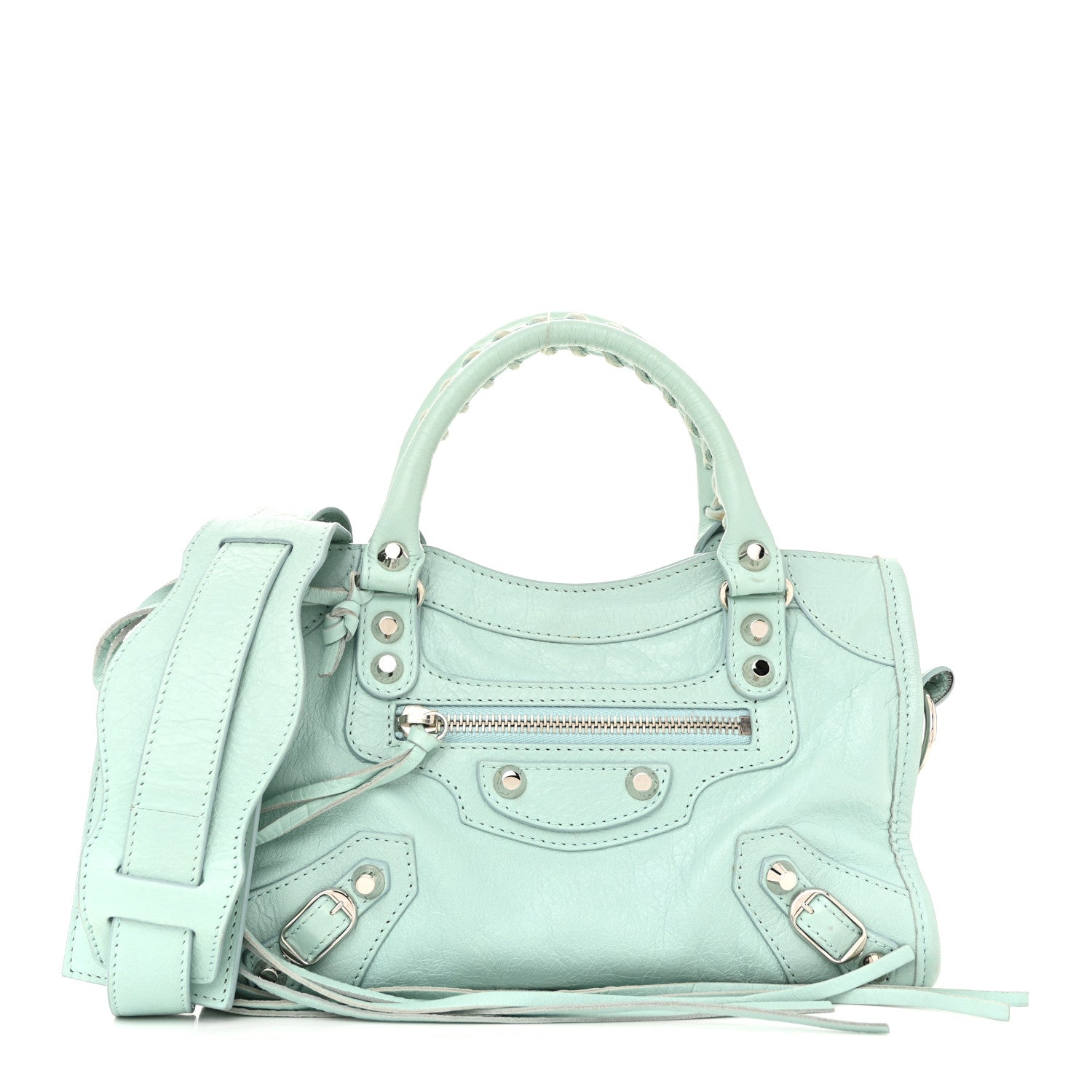 バッグ BALENCIAGA AGNEAU MINI FOLDER HAND BAG Balenciaga Agneau Classic Silver Hardware Mini City Maldives