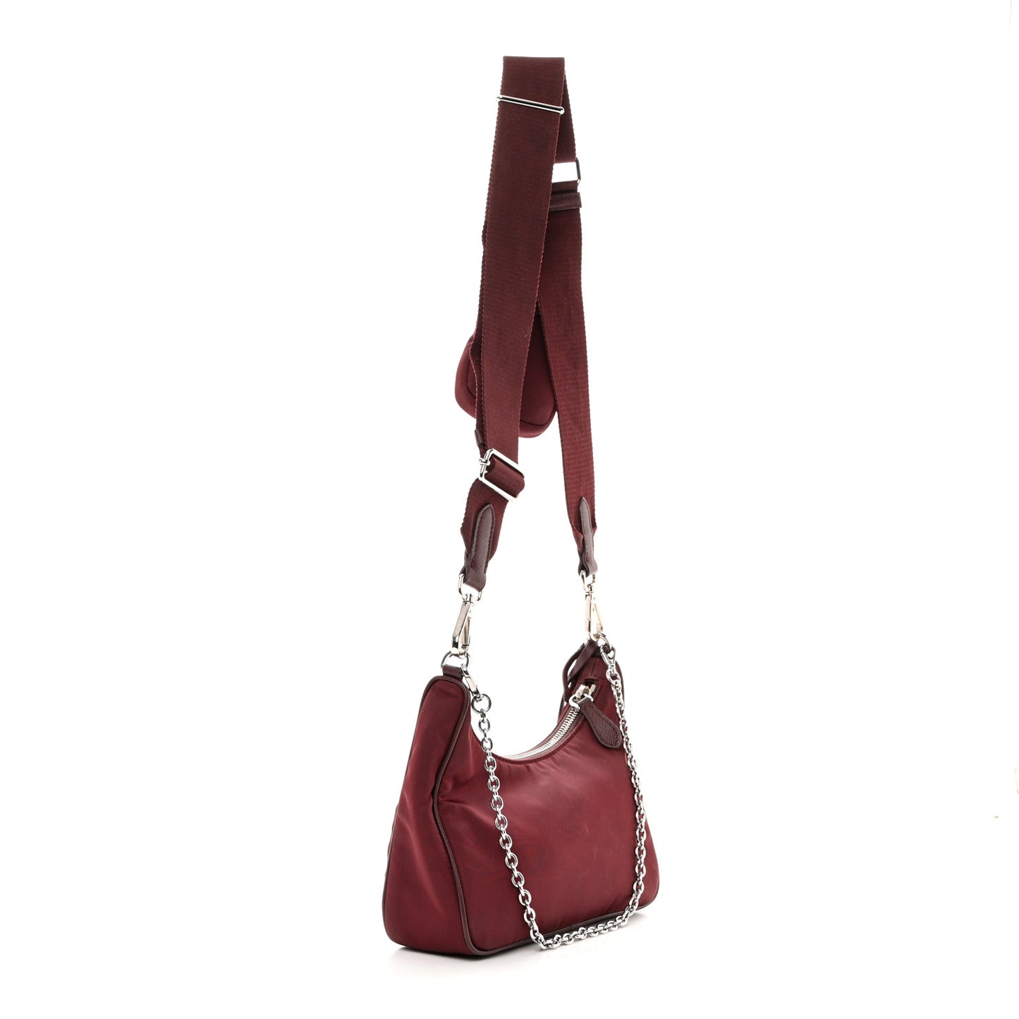 Tessuto Nylon Re-Edition 2005 Shoulder Bag Granato