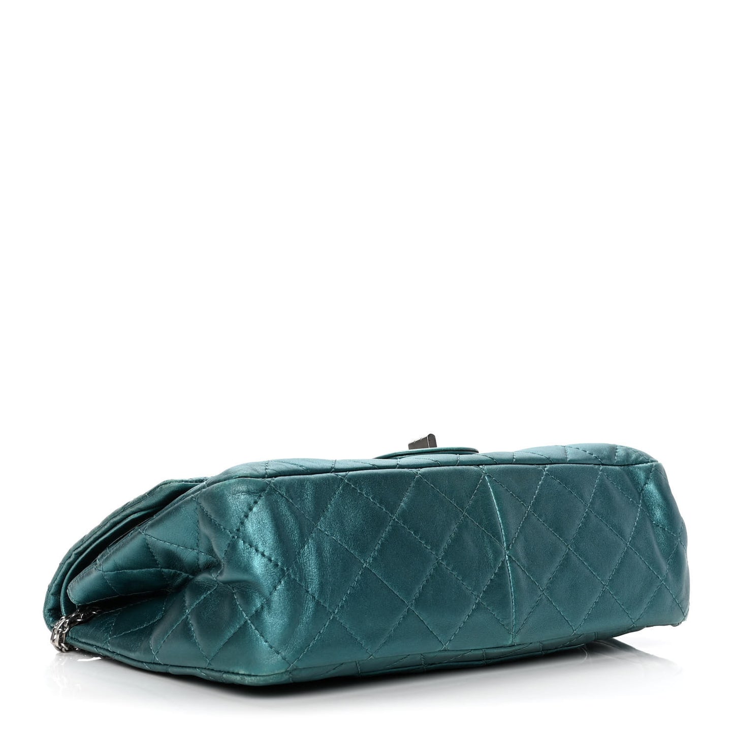Metallic Calfskin Quilted 2.55 Reissue 226 Flap Turquoise