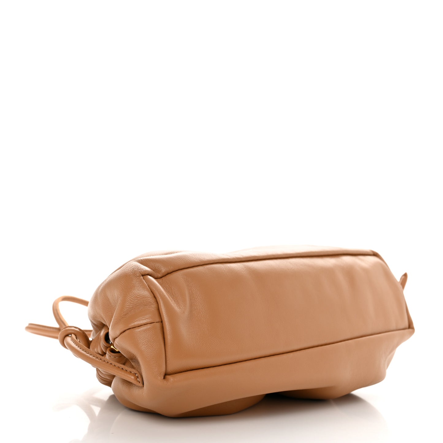 Lambskin Cloud Mini Clutch Caramel