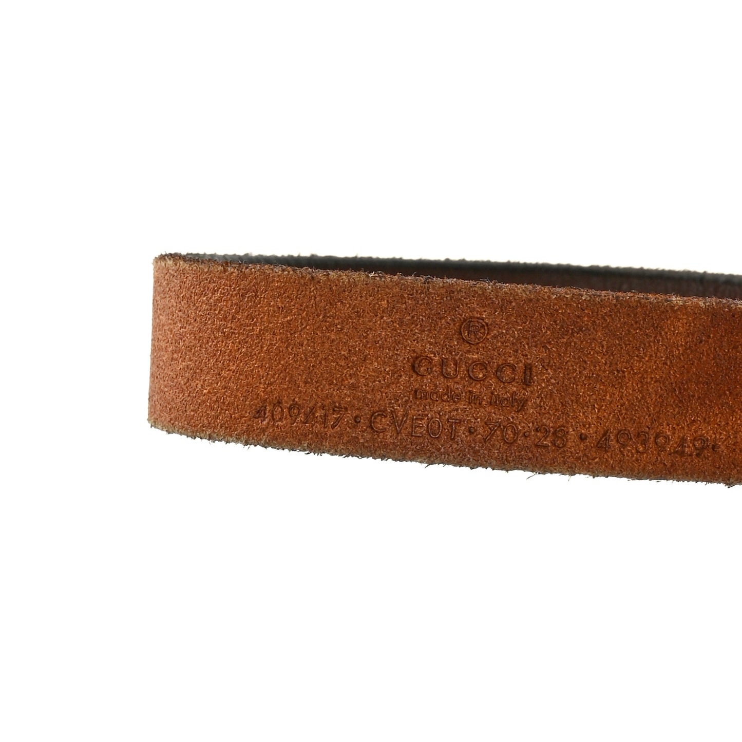 Faded Calfskin Double G 20mm Belt 70 28 Cuir