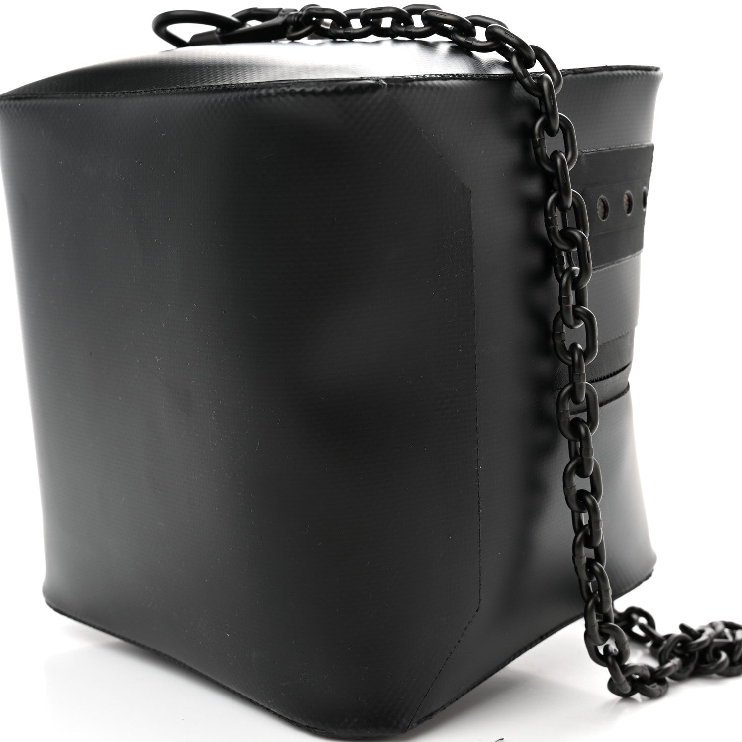 Louis Vuitton Calfskin Monogram Square Bag Black 7 of 7