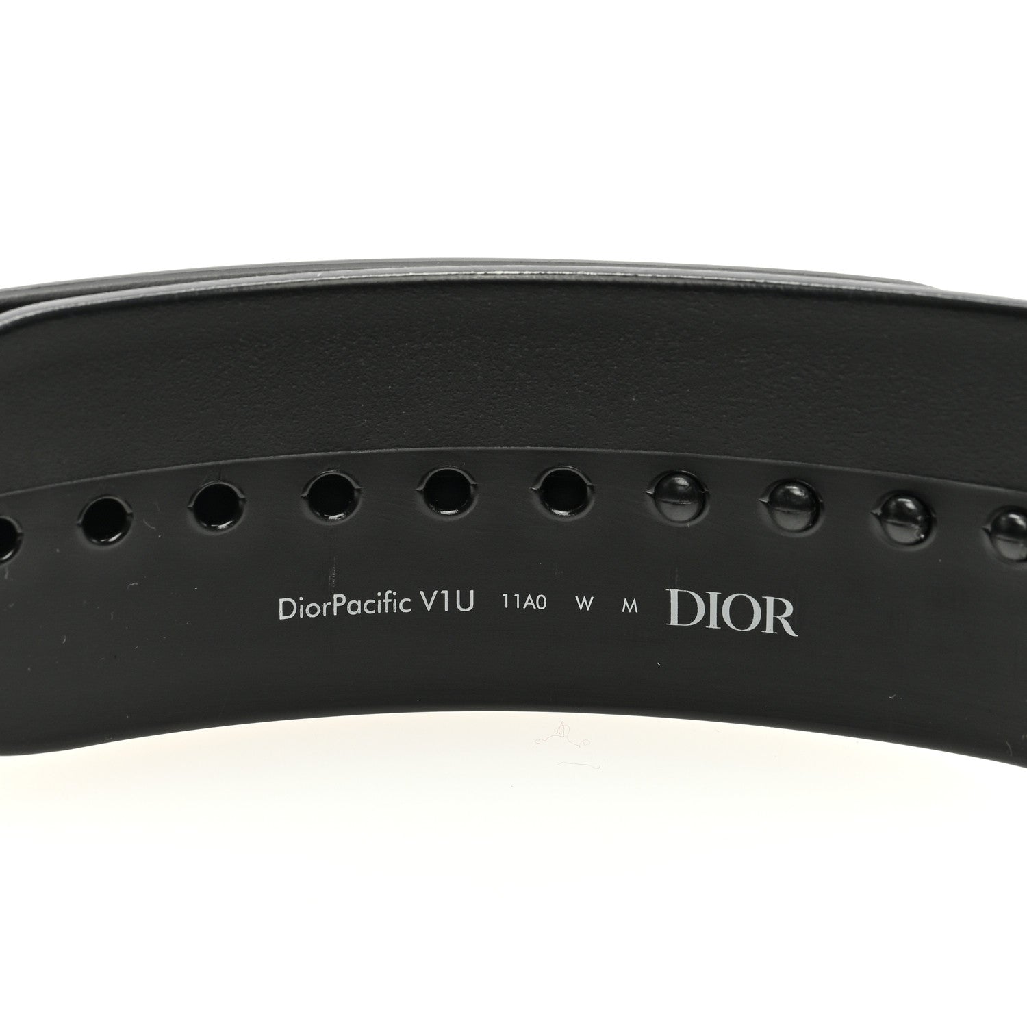 Christian Dior Mirrored DiorClub V1U Sun Visor Black 8 of 8