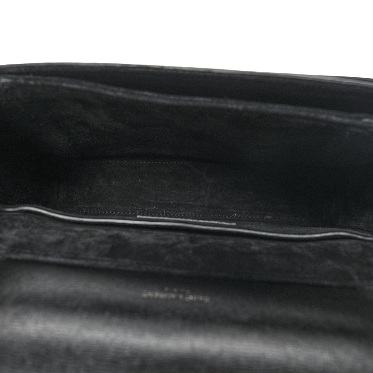 Saint Laurent Calfskin Medium Bellechasse Satchel Black 5 of 12