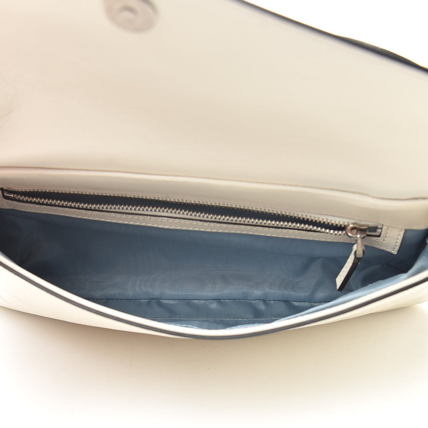 Calfskin Diagonal GG Medium Thiara Double Envelope Shoulder Bag Black White