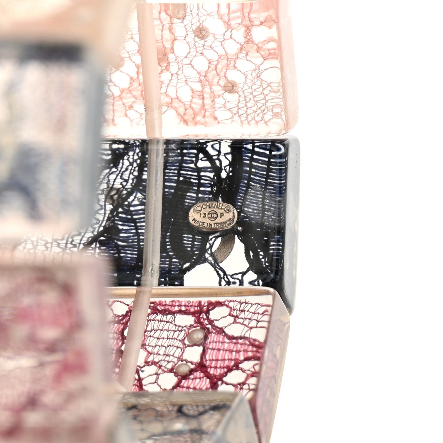 Resin Lace CC Bangle Multicolor