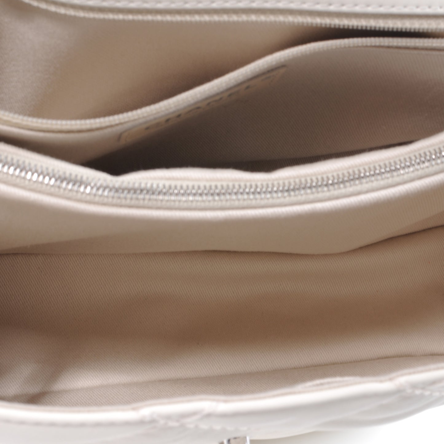 Calfskin Love Me Tender Flap Dark White