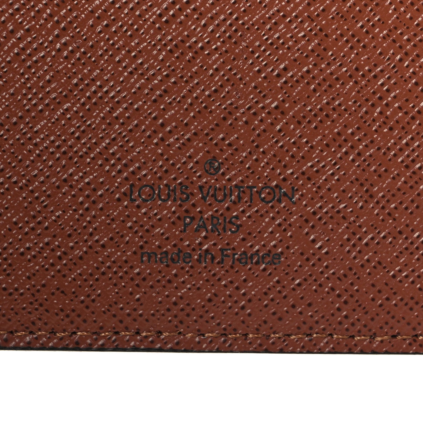 Monogram Desk Agenda Cover