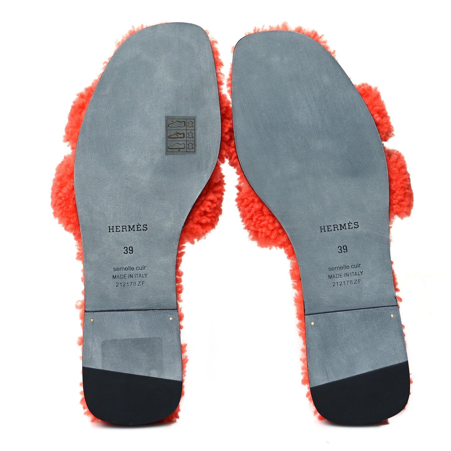 Woolskin Oran Sandals 39 Orange