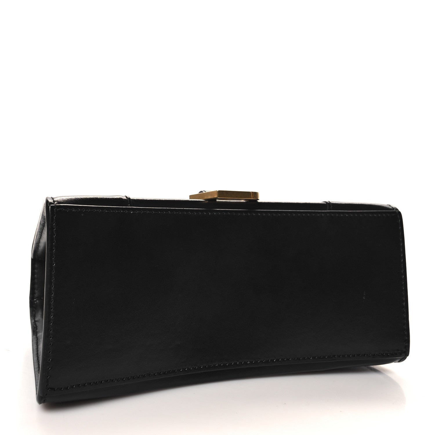 Balenciaga Shiny Box Calfskin Small Hourglass Top Handle Bag Black 4 of 9