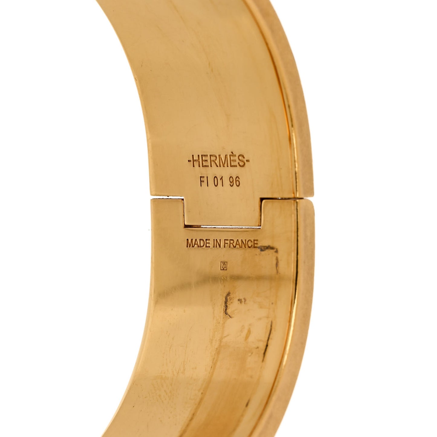 Enamel Wide Clic Clac H Bracelet PM Black