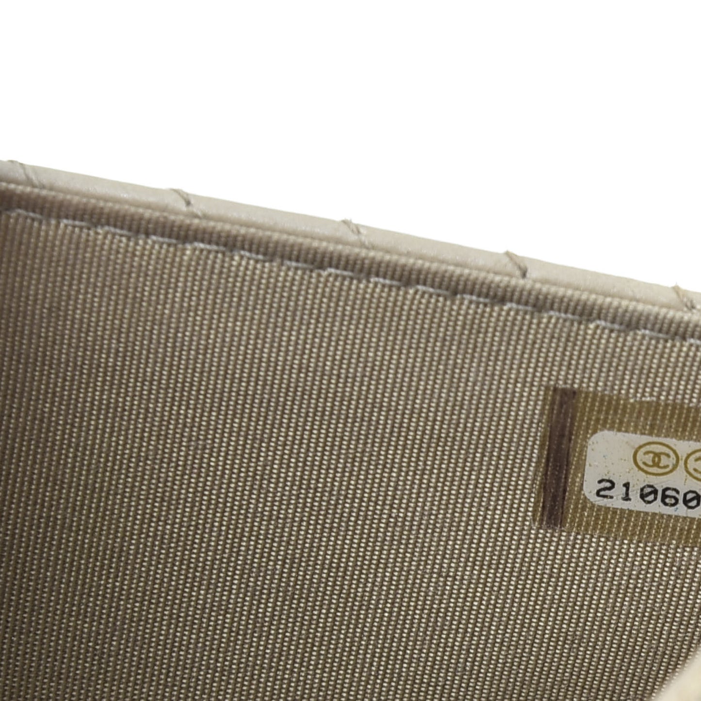 Lambskin Chevron Quilted Boy Wallet On Chain WOC Grey