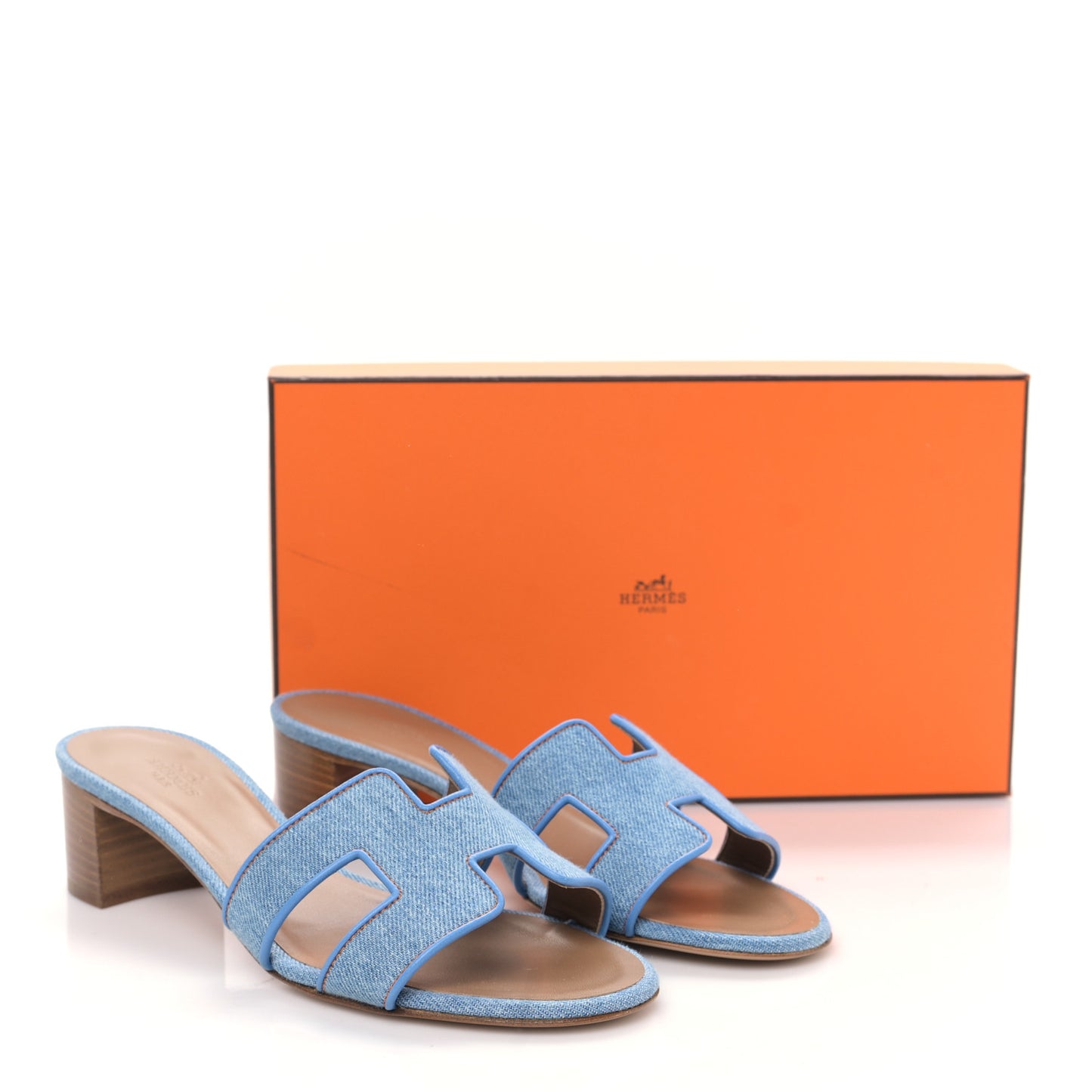 Denim Oasis Sandals 37 Bleu Clair