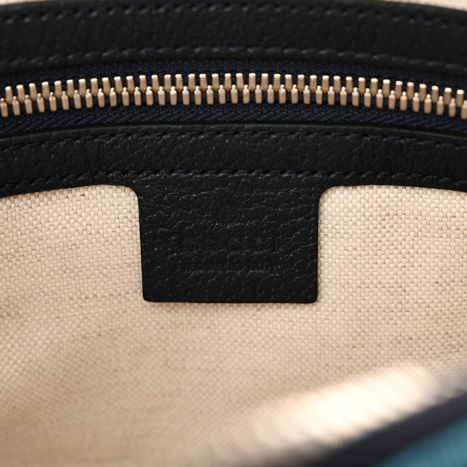 Gucci Monogram Multicolor Retro Interlocking G Belt Bag 95 38 Blue Rainbow Light Blue 6 of 10