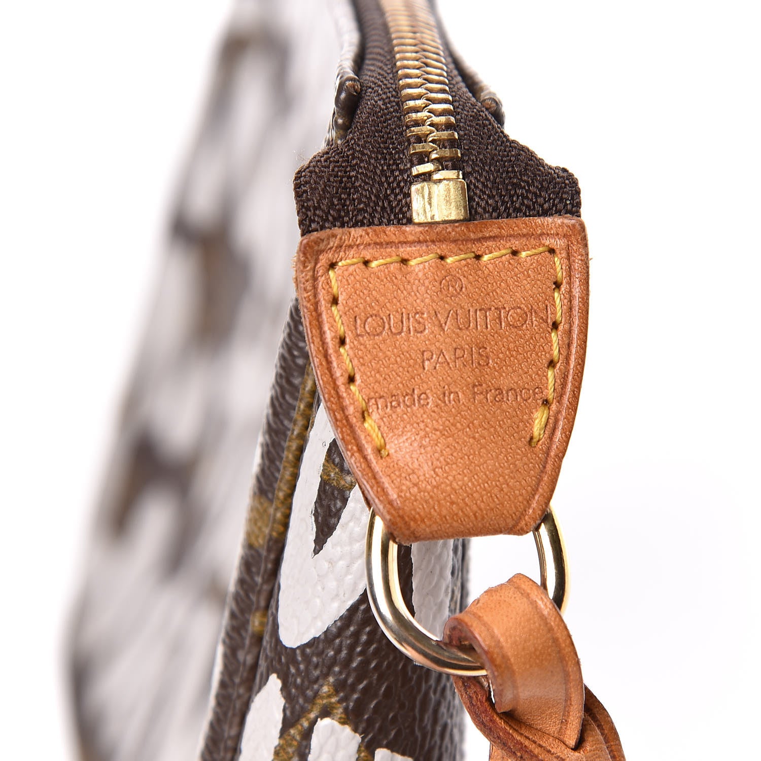 Louis Vuitton Monogram Graffiti Pochette Accessories Silver 6 of 13