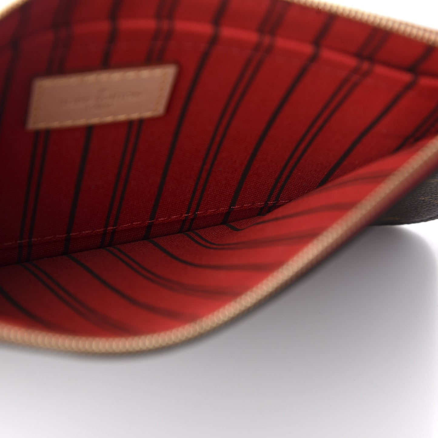 Monogram Neverfull MM GM Pochette Cherry